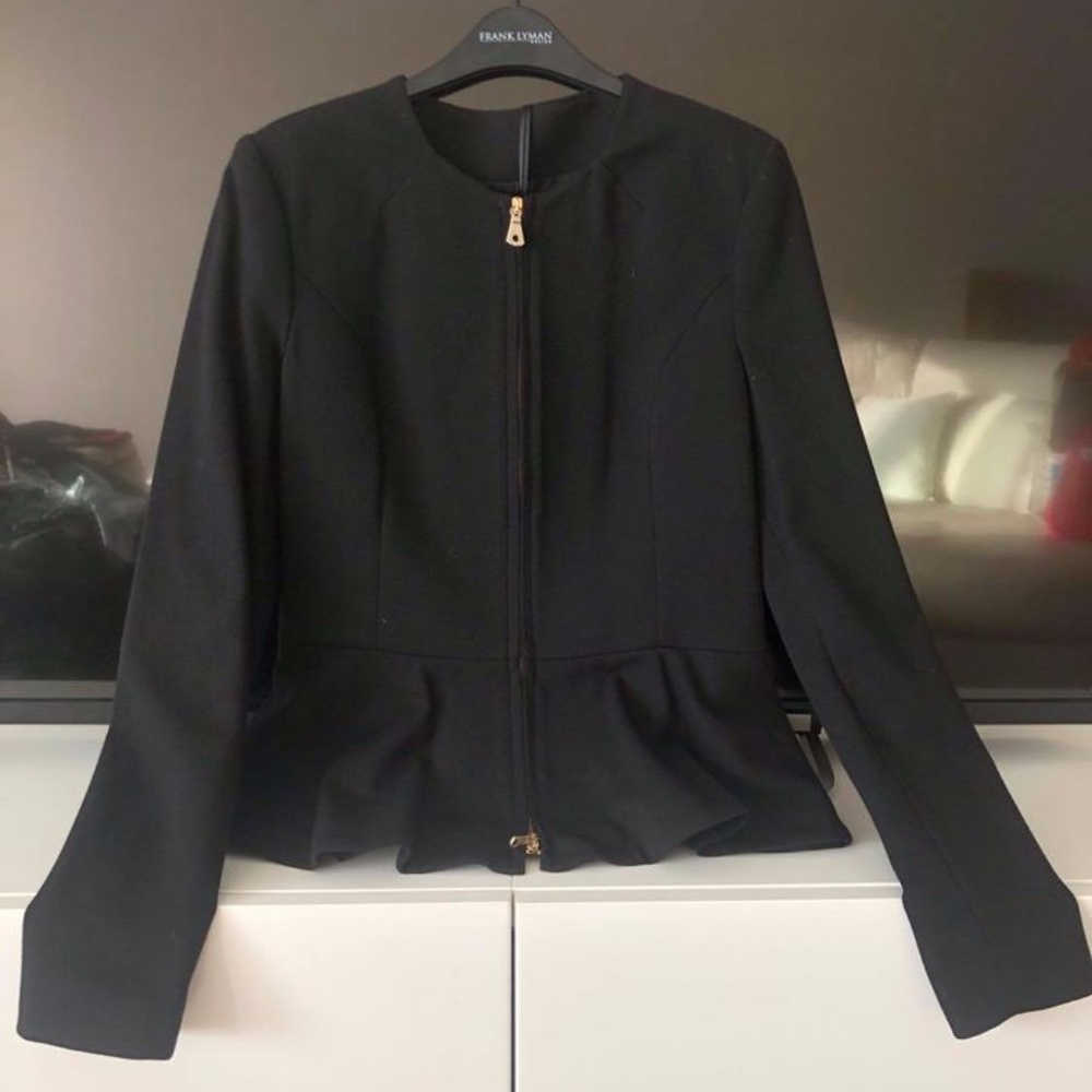 Guess by Marciano Women's Black Peplum Jacket